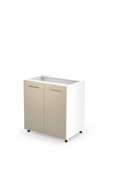 Кухонный шкафчик Halmar Vento D 80/82, песочный/белый цвет цена и информация | Кухонные шкафчики | pigu.lt