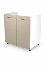 Кухонный шкафчик Halmar Vento DK 80/82, песочный/белый цвет цена и информация | Кухонные шкафчики | pigu.lt