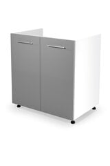 Кухонный шкафчик Halmar Vento DK 80/82, серый/белый цена и информация | Кухонные шкафчики | pigu.lt