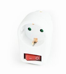 Электрическая розетка Gembird с выключателем 8716309094856 цена и информация | Gembird Освещение и электротовары | pigu.lt