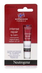 Lūpų balzamas Neutrogena Intense Repair 15 ml kaina ir informacija | Lūpų dažai, blizgiai, balzamai, vazelinai | pigu.lt