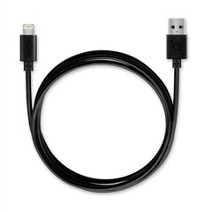 Acme CB1031 Lightning, USB A, 1 m, Black цена и информация | Кабели для телефонов | pigu.lt