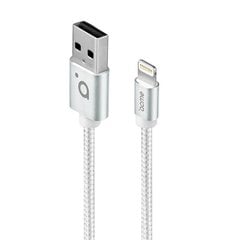 Acme CB2031S Lightning, USB A, 1 m, серебряный цена и информация | Кабели для телефонов | pigu.lt