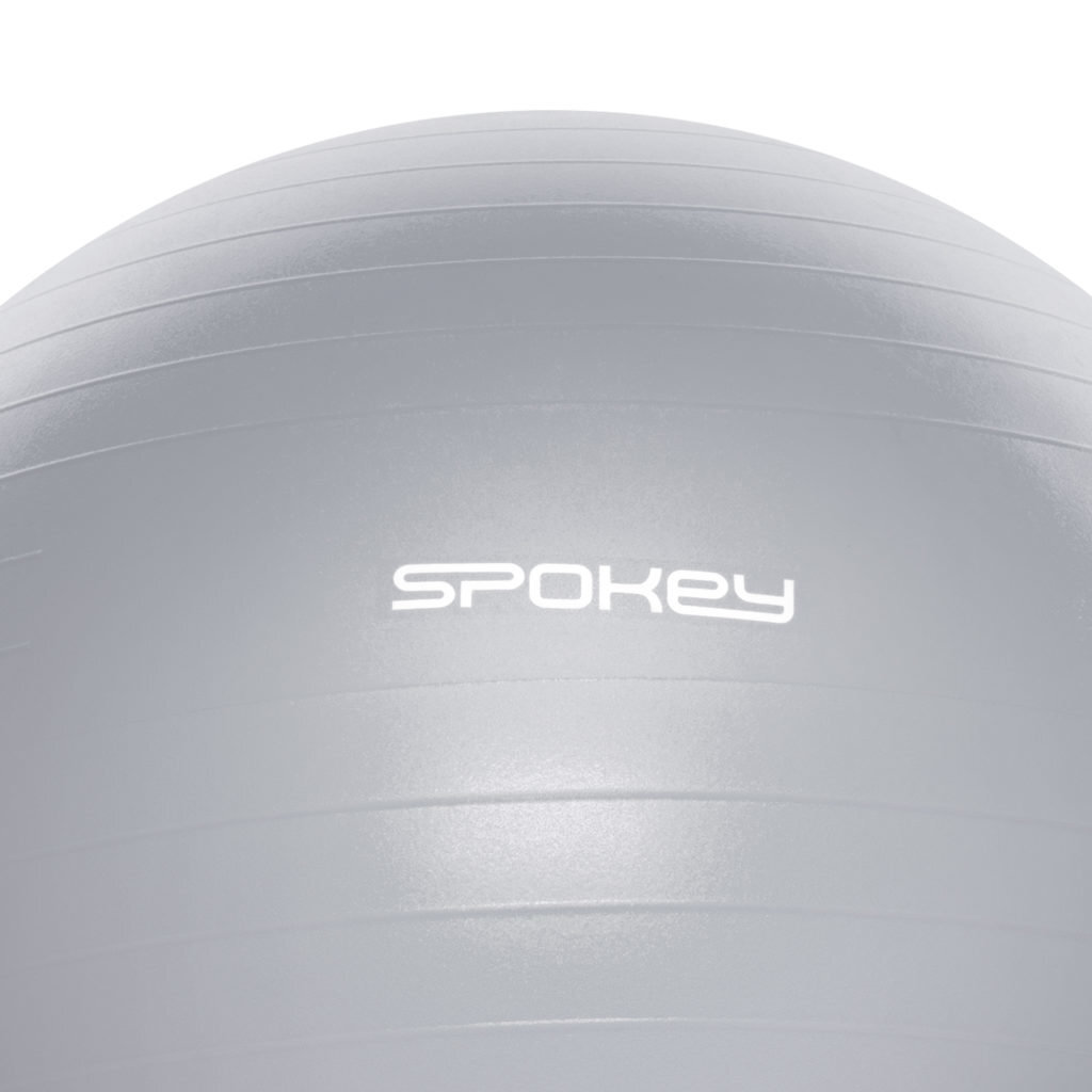 Gimnastikos kamuolys Spokey Fitball III 75 cm, pilkas цена и информация | Gimnastikos kamuoliai | pigu.lt