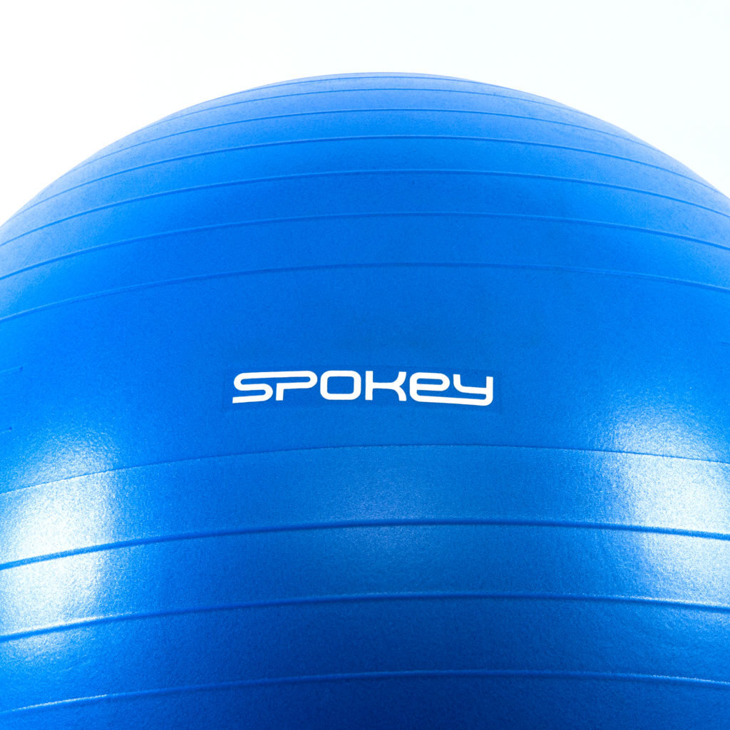 Gimnastikos kamuolys Spokey FITBALL III 55 cm, mėlynas kaina ir informacija | Gimnastikos kamuoliai | pigu.lt