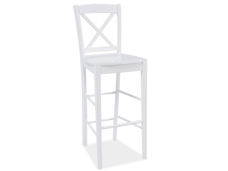 8-ių baro kėdžių komplektas Signal Meble CD-964, baltas kaina ir informacija | Virtuvės ir valgomojo kėdės | pigu.lt