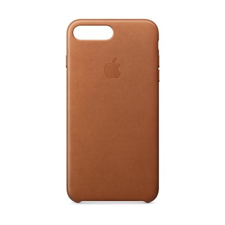 Apple iPhone 8 Plus/7 Plus Leather Case (Saddle Brown) kaina ir informacija | Telefono dėklai | pigu.lt