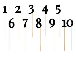 Smeigtukai Numeriai, juodi, 24-26 cm, 1 pak/11 vnt цена и информация | Праздничная одноразовая посуда | pigu.lt