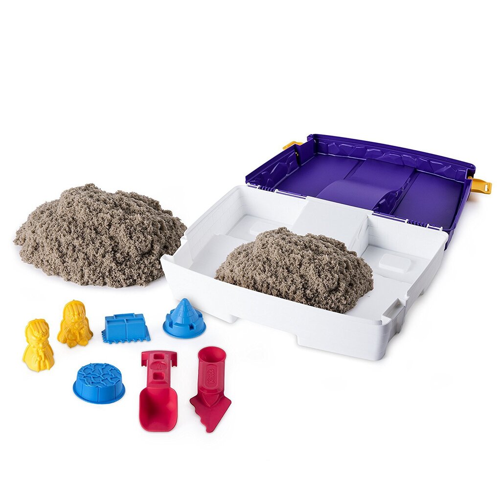 Kinetinio smėlio rinkinys sulankstomoje dėžutėje Kinetic Sand kaina ir informacija | Piešimo, tapybos, lipdymo reikmenys | pigu.lt