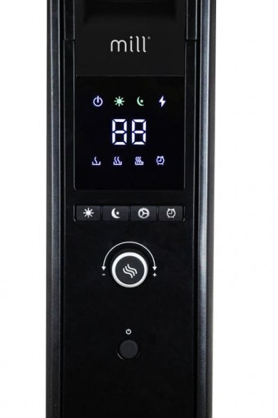 Tepalinis radiatorius Mill AB-H1000DN BLACK, 1000W цена и информация | Šildytuvai | pigu.lt