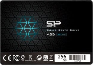 Silicon Power Ace A55 256GB SATA3 (SP256GBSS3A55S25) kaina ir informacija | Vidiniai kietieji diskai (HDD, SSD, Hybrid) | pigu.lt
