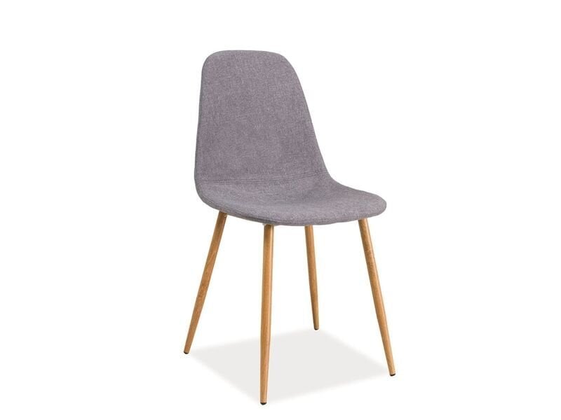 4-ių kėdžių komplektas Signal Meble Fox, pilkas kaina ir informacija | Virtuvės ir valgomojo kėdės | pigu.lt