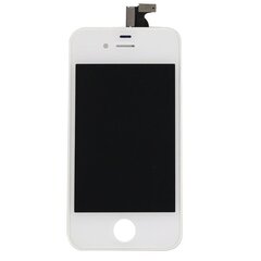 Экран телефона HQ Analogs LCD, для iPhone 4S Полный модуль A+ качество, белый цена и информация | Запчасти для телефонов и инструменты для их ремонта | pigu.lt