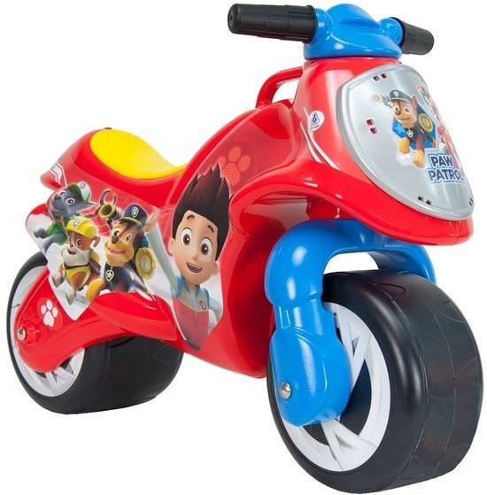 Paspiriamas motociklas Paw Patrol (Šunyčiai Patruliai), raudonas цена и информация | Žaislai kūdikiams | pigu.lt