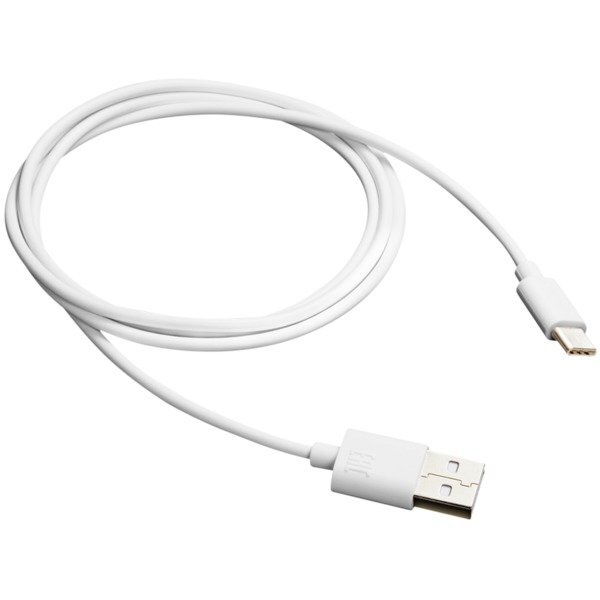 Canyon CNE-USBC1W, USB-C/USB-A, 1 m kaina ir informacija | Kabeliai ir laidai | pigu.lt