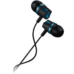 Stereo earphones with microphone, 1.2M, green kaina ir informacija | Ausinės | pigu.lt