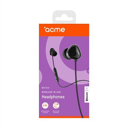 Acme BH104 Bluetooth kaina ir informacija | Ausinės | pigu.lt