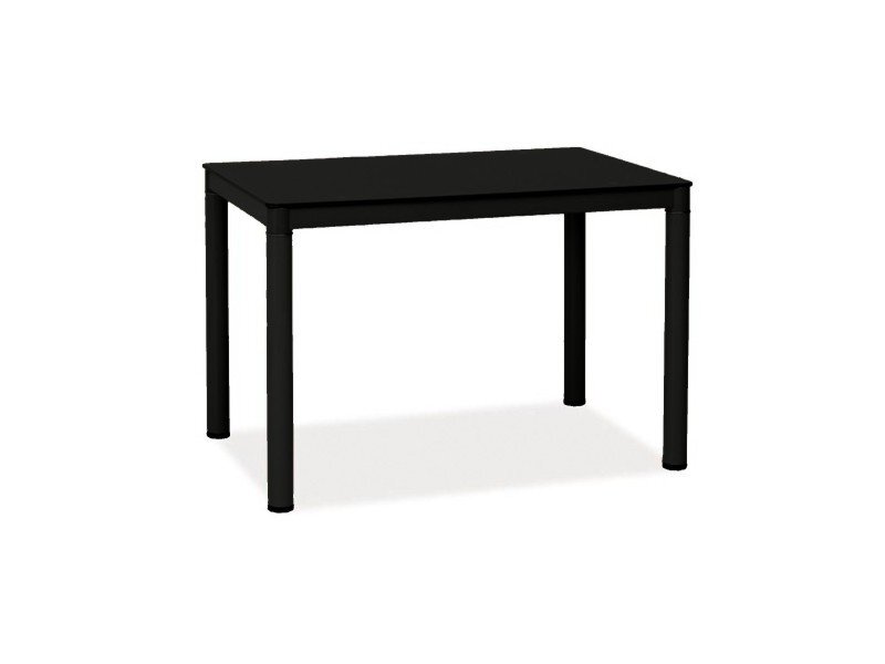 Stalas Signal Meble Galant, 60x100 cm, juodas цена и информация | Virtuvės ir valgomojo stalai, staliukai | pigu.lt
