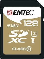 Emtec ECMSD128GXC10SP цена и информация | Карты памяти для фотоаппаратов, камер | pigu.lt