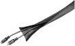 Newstar Flexible Cable Cover 2m, Black (NS-CS200BLACK) цена и информация | Komponentų priedai | pigu.lt