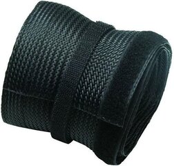 Newstar Flexible Cable Cover 2m, Black (NS-CS200BLACK) kaina ir informacija | Komponentų priedai | pigu.lt