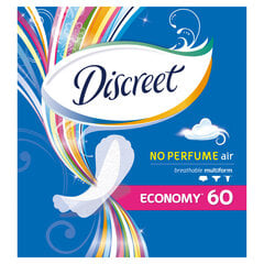Гигиенические прокладки Discreet Air 60 шт. цена и информация | Тампоны, гигиенические прокладки для критических дней, ежедневные прокладки | pigu.lt