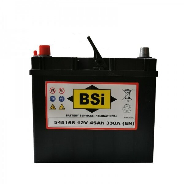 Akumuliatorius BSI 45 Ah330 A EN kaina ir informacija | Akumuliatoriai | pigu.lt