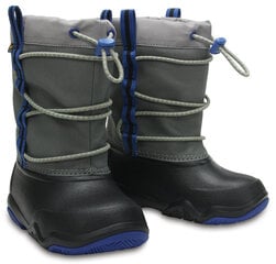 Crocs™ ботинки Swiftwater Waterproof Boot, Black / Blue Jean цена и информация | Детские сапоги | pigu.lt