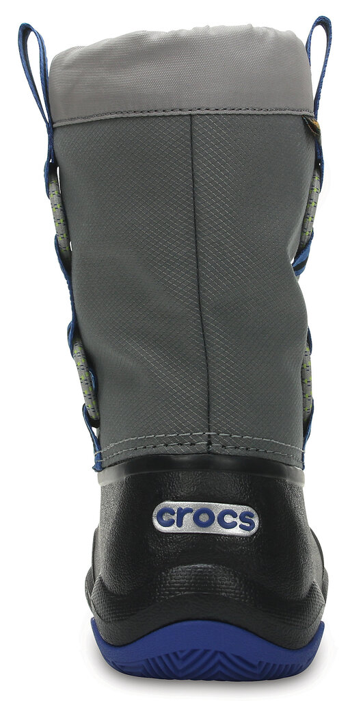 Crocs™ aulinukai Swiftwater Waterproof Boot, Black / Blue Jean kaina ir informacija | Aulinukai vaikams | pigu.lt