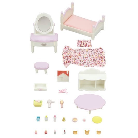 Miegamojo baldai Sylvanian Families kaina ir informacija | Žaislai mergaitėms | pigu.lt