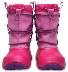 Сапоги Crocs™ Swiftwater Waterproof Boot, Party Pink / Candy Pink цена и информация | Детские сапоги | pigu.lt