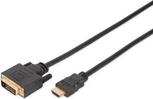 Digitus DB-330300-020-S, HDMI/DVI-D, 2 m kaina ir informacija | Kabeliai ir laidai | pigu.lt