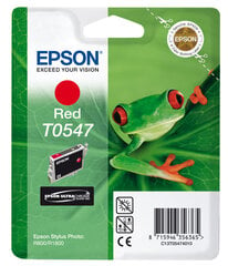 Epson Ultra Chrome Hi-Gloss T0547, красный цена и информация | Картриджи для струйных принтеров | pigu.lt