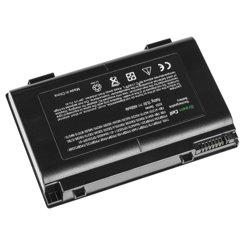 Green Cell Laptop Battery for Fujitsu LifeBook A8280 AH550 E780 E8410 E8420 N7010 NH570 kaina ir informacija | Akumuliatoriai nešiojamiems kompiuteriams | pigu.lt