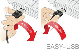 USB 2.0-кабель DELOCK 85194 (2 м) белый цена и информация | Кабели для телефонов | pigu.lt