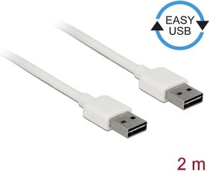 USB 2.0-кабель DELOCK 85194 (2 м) белый цена и информация | Кабели для телефонов | pigu.lt