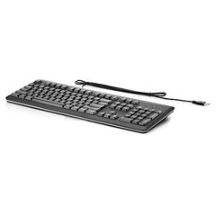 HP USB Keyboard  (2013 black design) - RUS цена и информация | Клавиатуры | pigu.lt