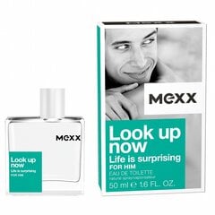 Mexx Look up Now Life Is Surprising For Him EDT для мужчин 50 мл цена и информация | Мужские духи | pigu.lt