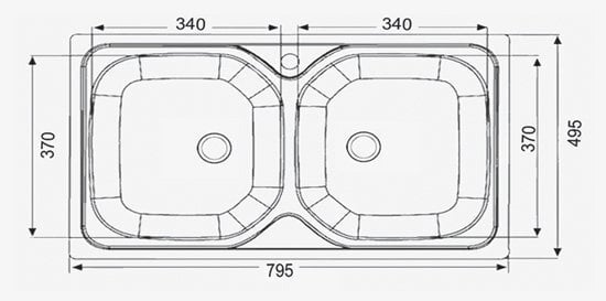 Dviguba plautuvė Artenova 401D цена и информация | Virtuvinės plautuvės | pigu.lt