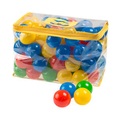 Plastikiniai kamuoliukai 6 cm, 100 vnt Smiki kaina ir informacija | Žaislai kūdikiams | pigu.lt