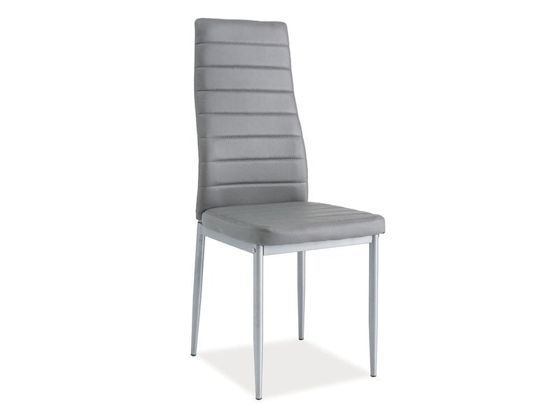 4-ių kėdžių komplektas Signal Meble H261 Bis Alu, pilkas цена и информация | Virtuvės ir valgomojo kėdės | pigu.lt