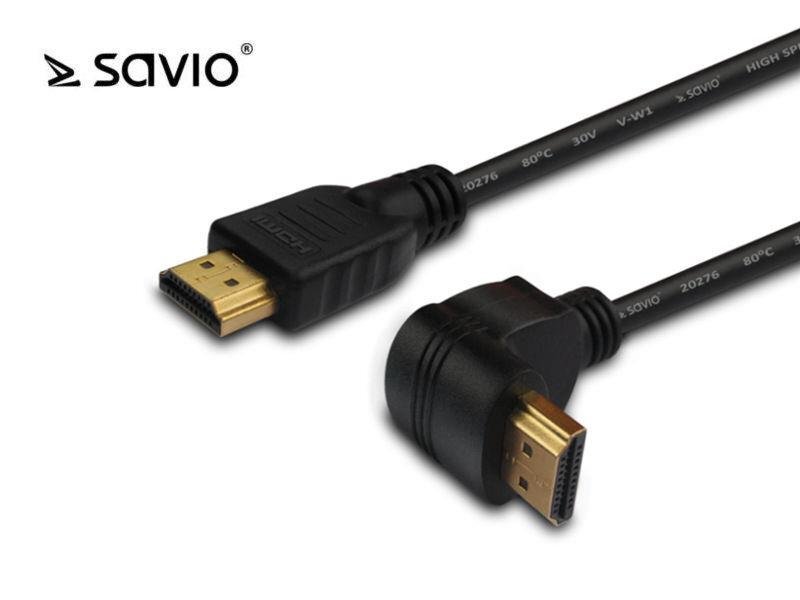 SAVIO CL-109 HDMI M - HDMI M, 3 m., Juoda kaina ir informacija | Kabeliai ir laidai | pigu.lt