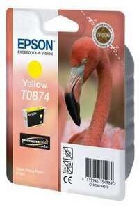 Epson T0874, geltona kaina ir informacija | Kasetės rašaliniams spausdintuvams | pigu.lt
