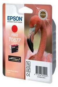 Epson T0877, raudona цена и информация | Kasetės lazeriniams spausdintuvams | pigu.lt