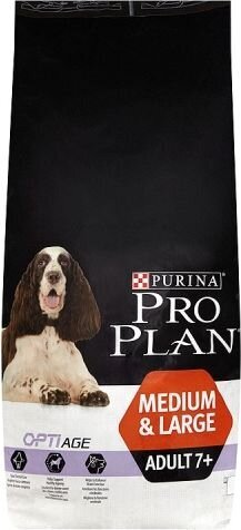 Purina Pro Plan didelių ir vidutinių veislių suaugusiems šunims su vištiena ir ryžiais, 14 kg kaina ir informacija | Sausas maistas šunims | pigu.lt