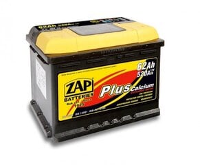 Akumuliatorius ZAP Plus 62Ah 520A kaina ir informacija | Akumuliatoriai | pigu.lt
