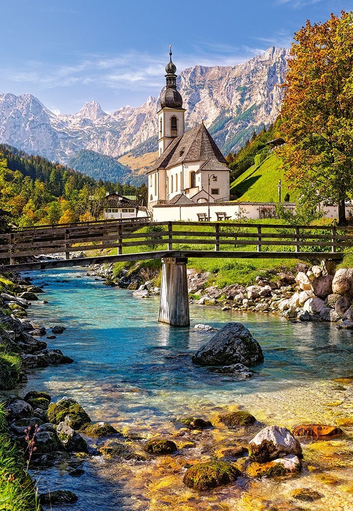 Dėlionė Puzzle Castorland Ramsau, Germany, 1500 det. цена и информация | Dėlionės (puzzle) | pigu.lt