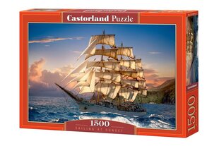 Пазл Puzzle Castorland Sailing at Sunset, 1500 дет. цена и информация | Пазлы | pigu.lt