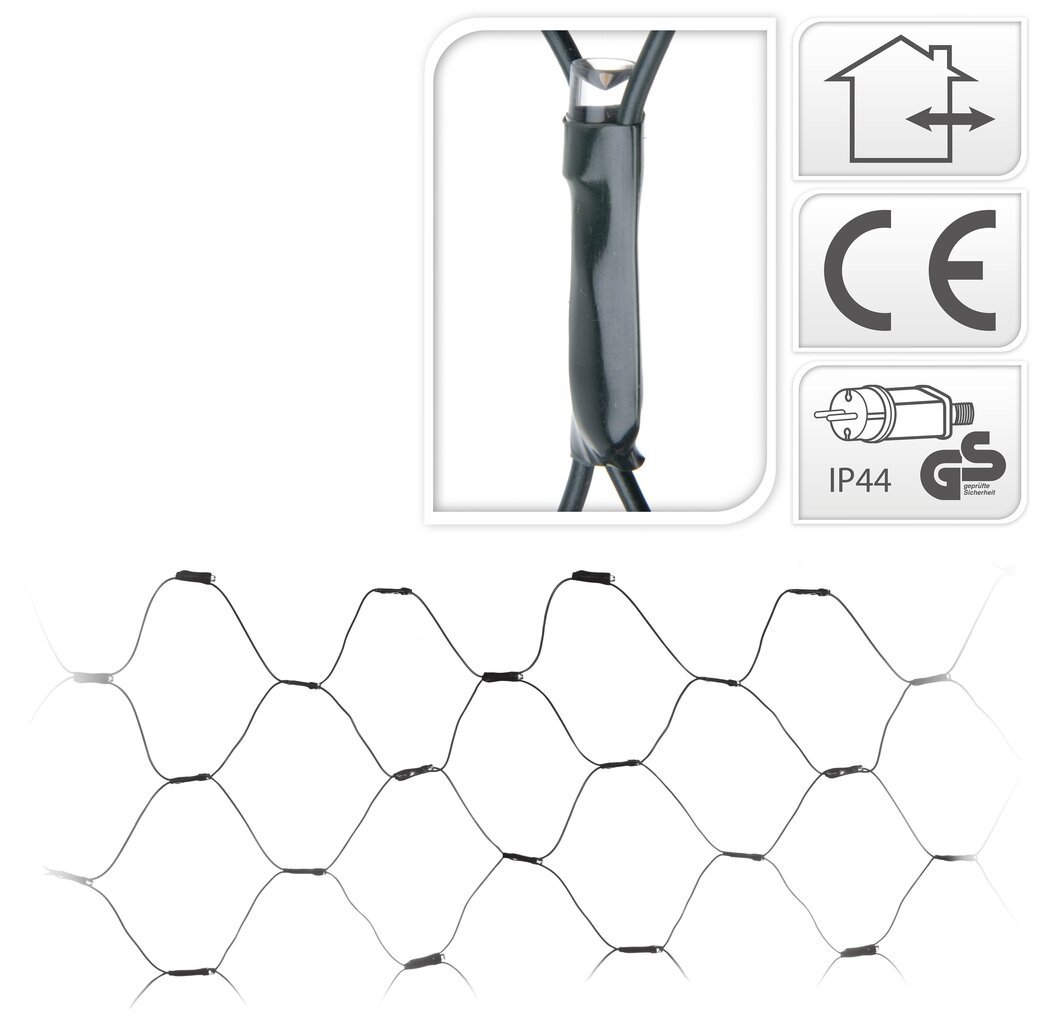 Kalėdinė girlianda - tinklas, 320 LED kaina ir informacija | Girliandos | pigu.lt