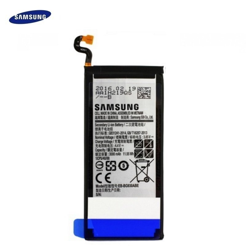 Originali baterija Samsung EB-BG930ABE Li-Ion 3000mAh (OEM), skirta Samsung Galaxy S7 (G930F) telefonui kaina ir informacija | Akumuliatoriai telefonams | pigu.lt